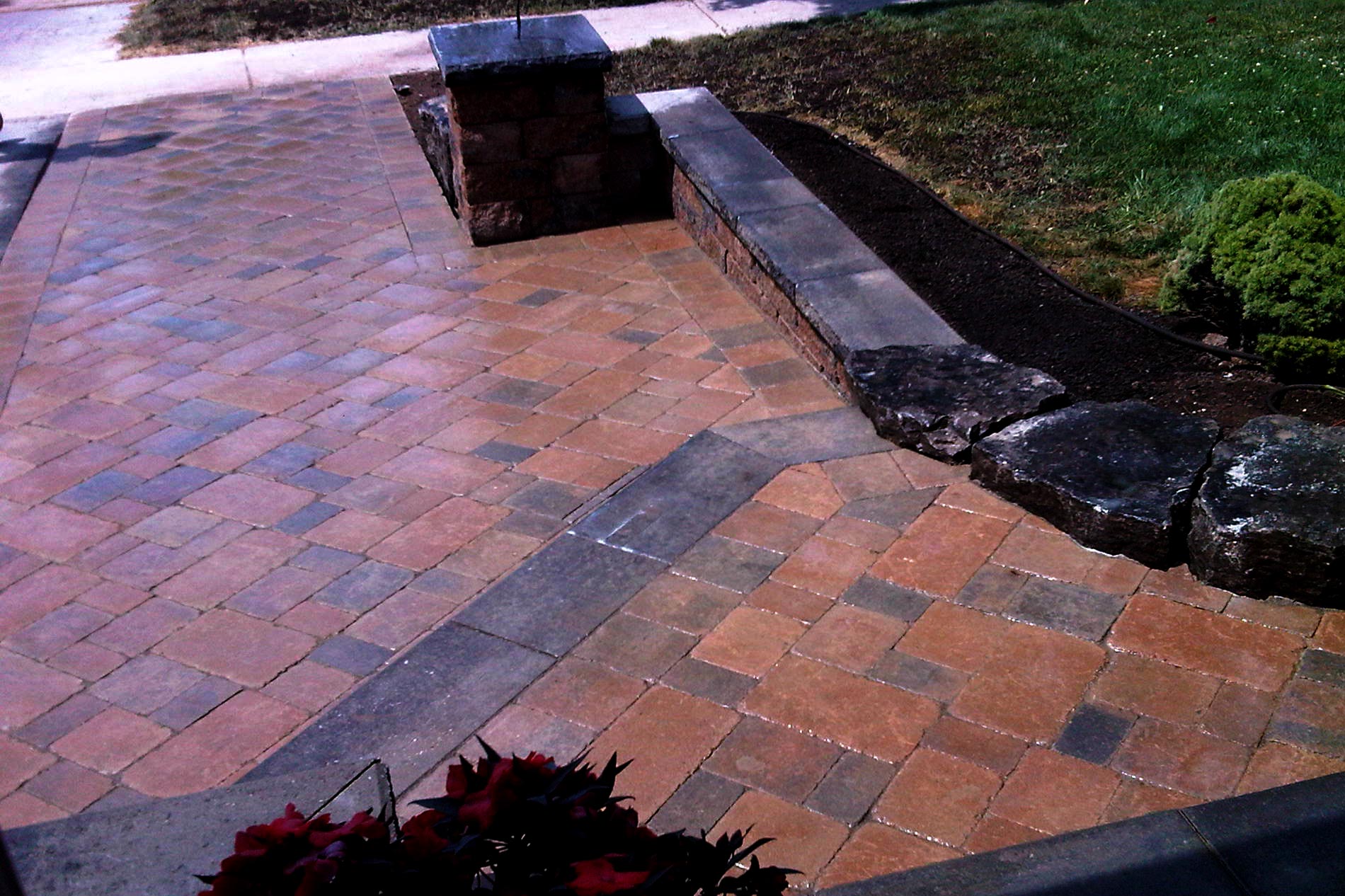 Beautiful natural stone and interlock