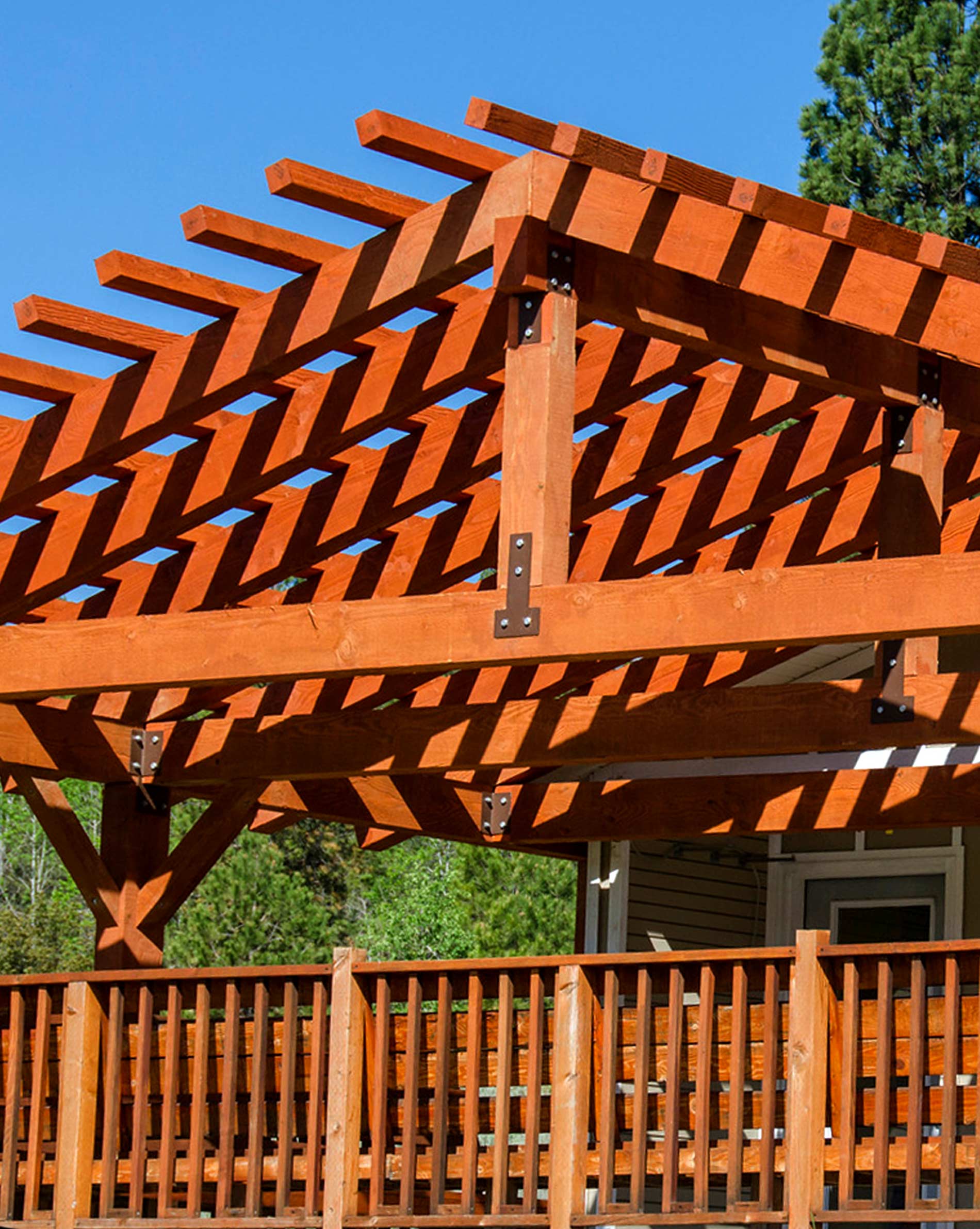 Acer landscapes pergola design.